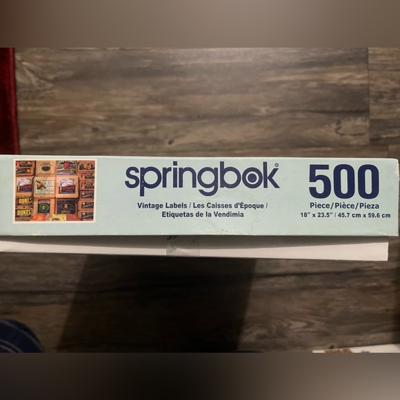 Springbok's 500 Piece Jigsaw Puzzle Vintage Labels - Picture 4 of 4